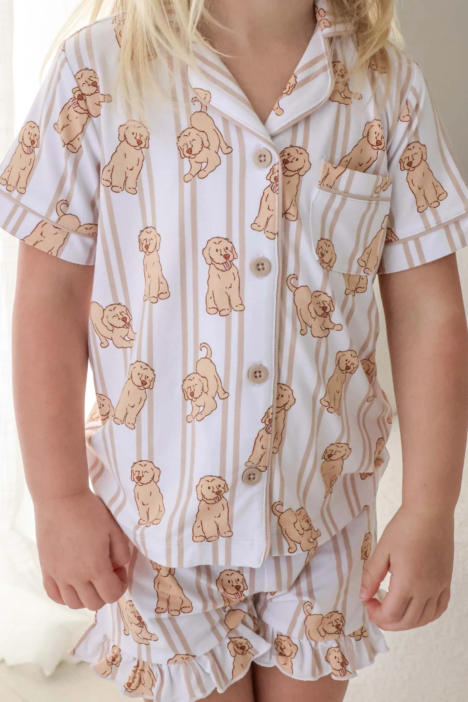Girl's Two Piece Short Lounge Set | Ruff Life - Image 3