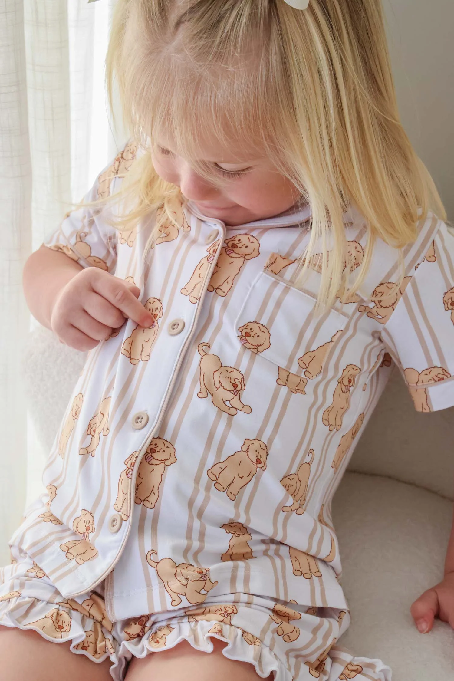 Girl's Two Piece Short Lounge Set | Ruff Life - Image 9
