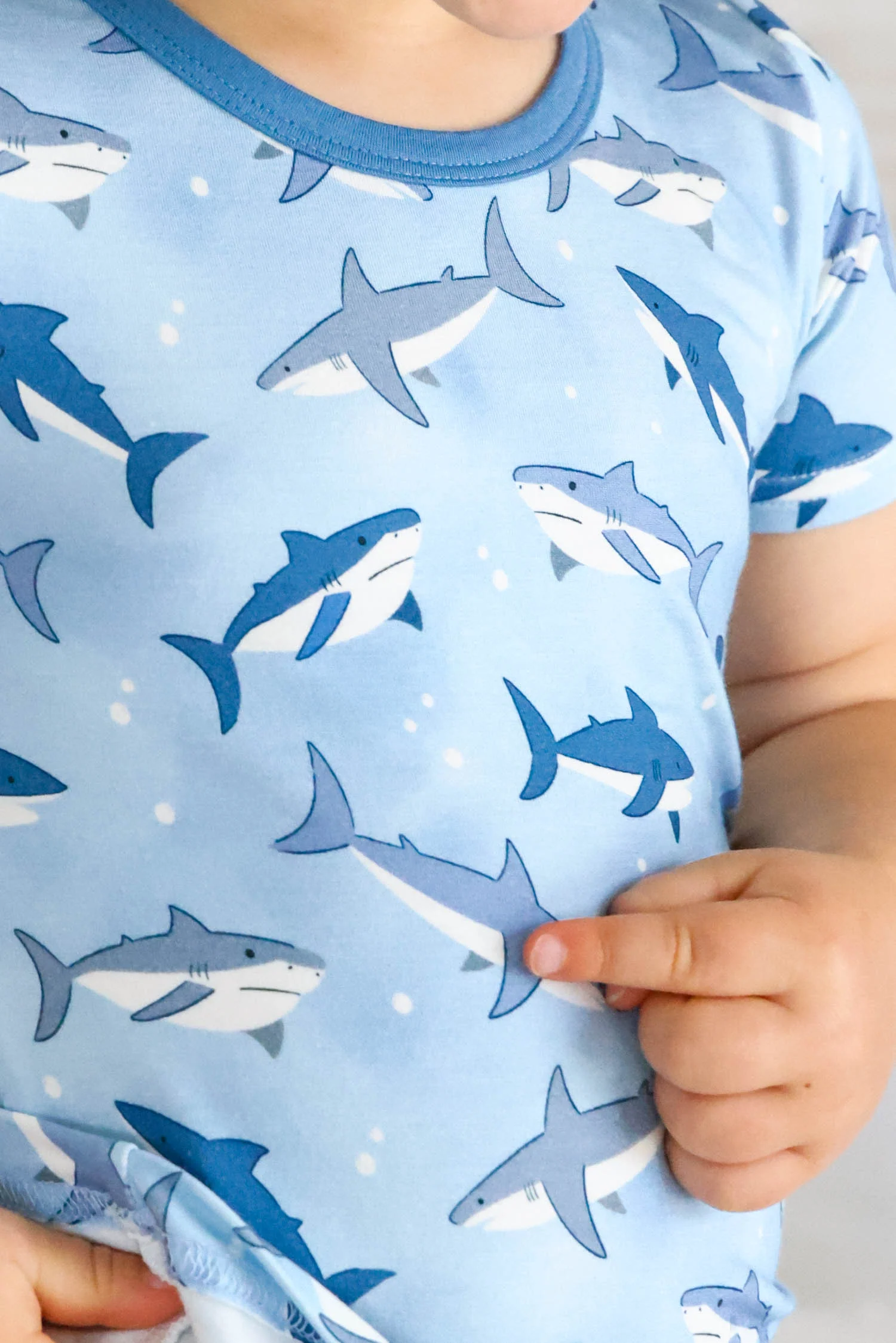 Two Piece Short Pajama Set | Fin Friends - Image 3
