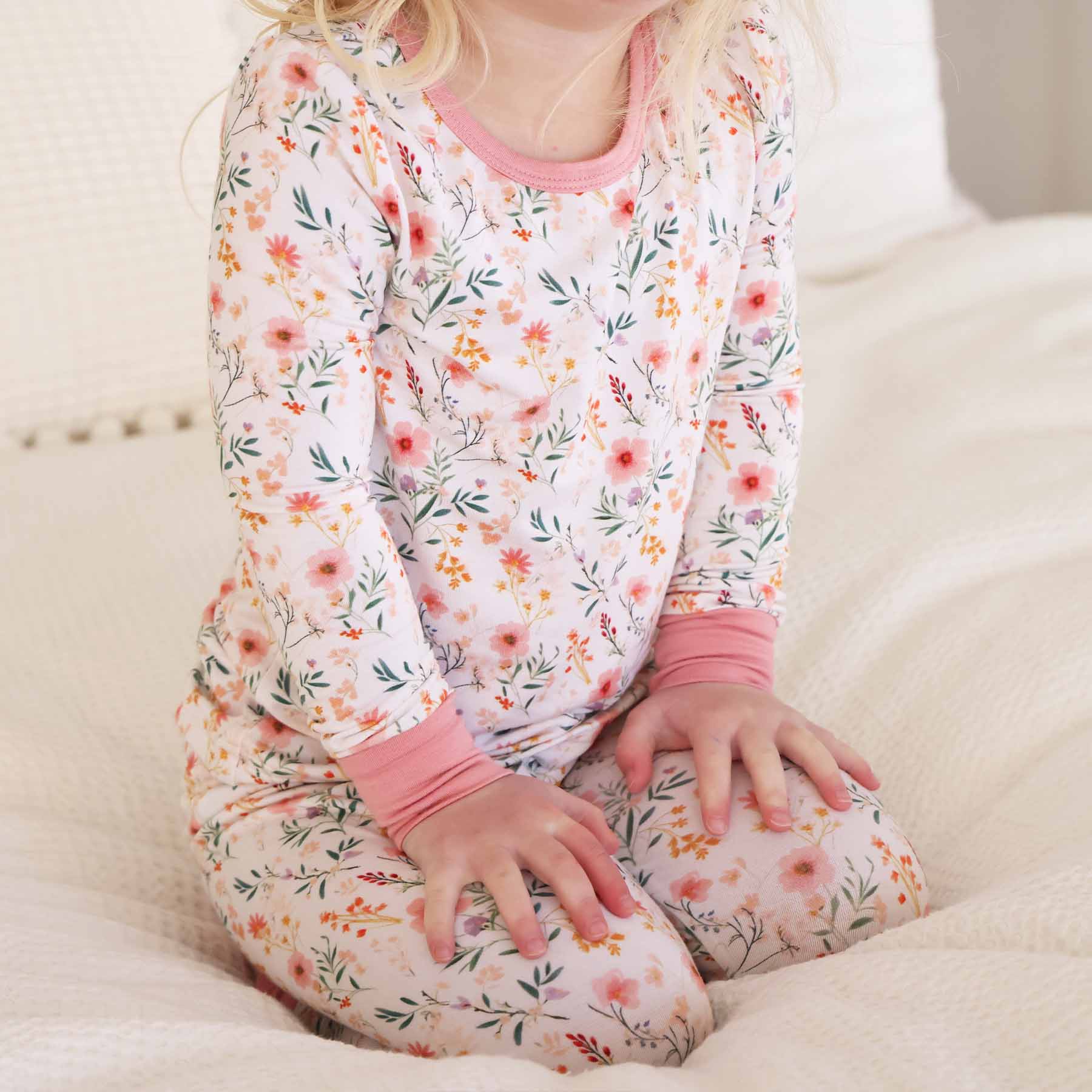 Winnie's Wildflowers Two Piece Pajama Set - Image 2
