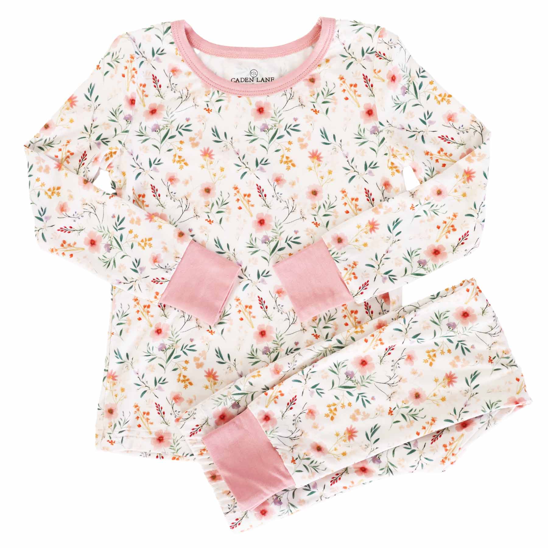 Winnie's Wildflowers Two Piece Pajama Set - Image 3