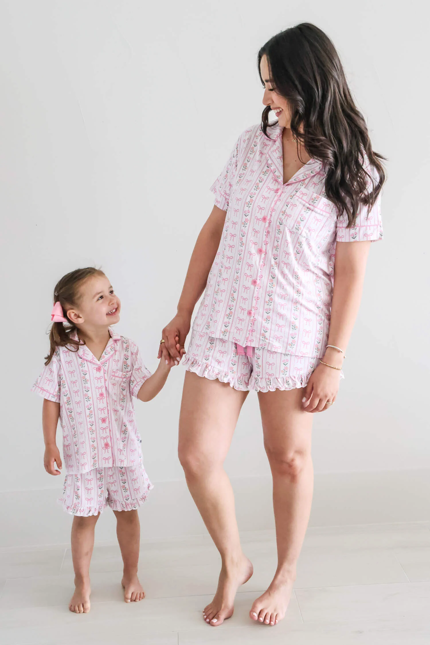 Girl's Two Piece Short Lounge Set | Coquette Garden - Image 7